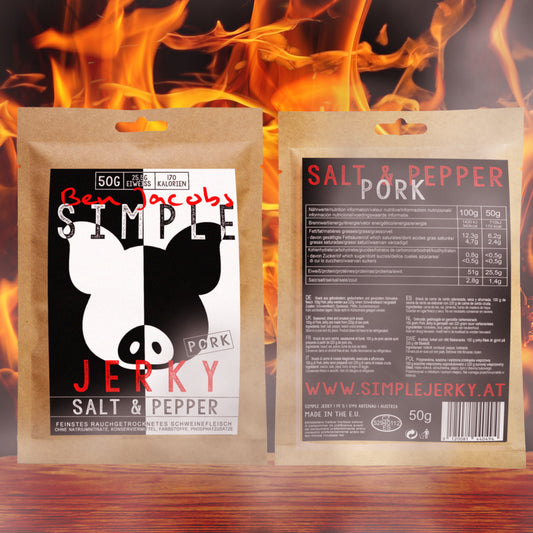 Pork Jerky - Salt & Pepper