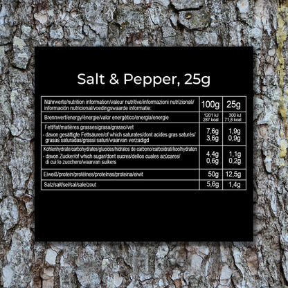 Nährwerttabelle Simple Jerky - Salt & Pepper (25g)